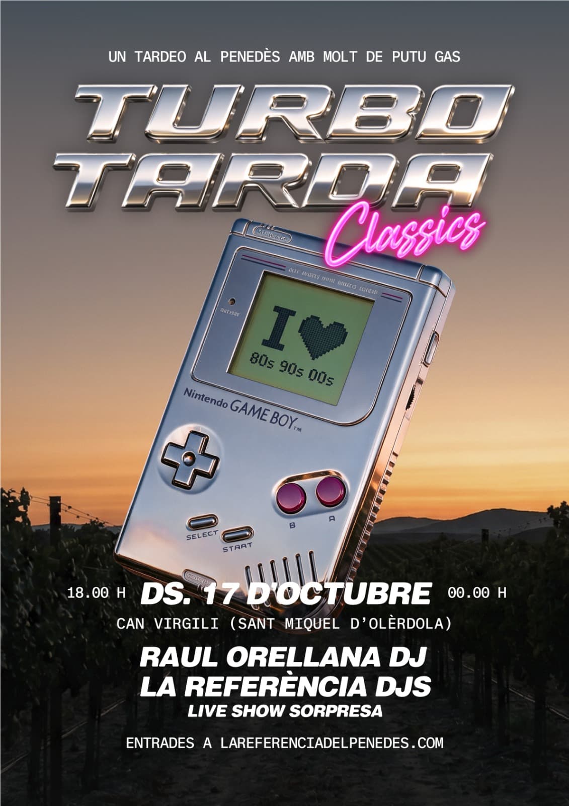 TURBO TARDA CLASSICS 90’s // RF + GASULINA