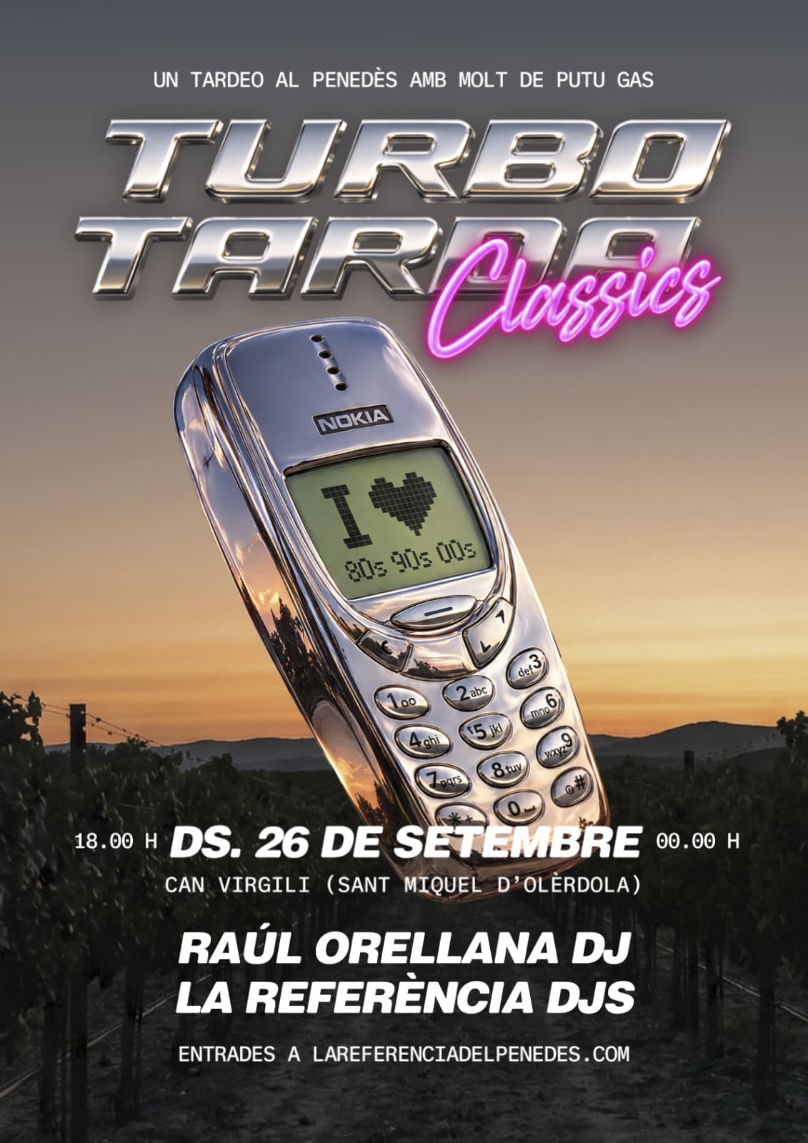 TURBO TARDA CLASSICS 90’s // RF + GASULINA