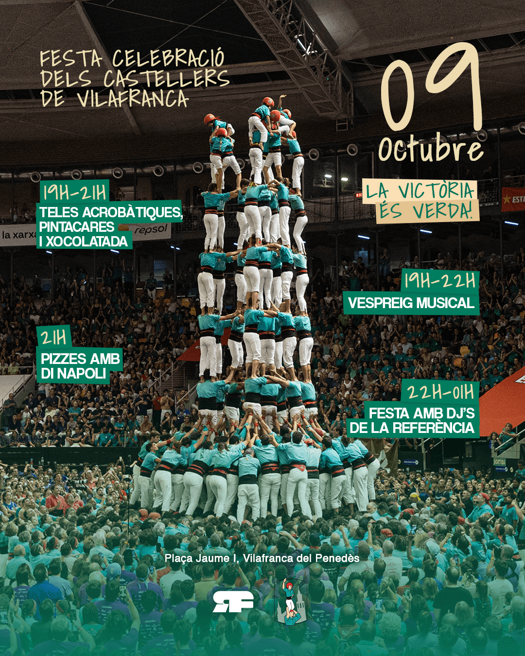 FESTA DE LA VICTÒRIA DEL CONCURS DE CASTELLS